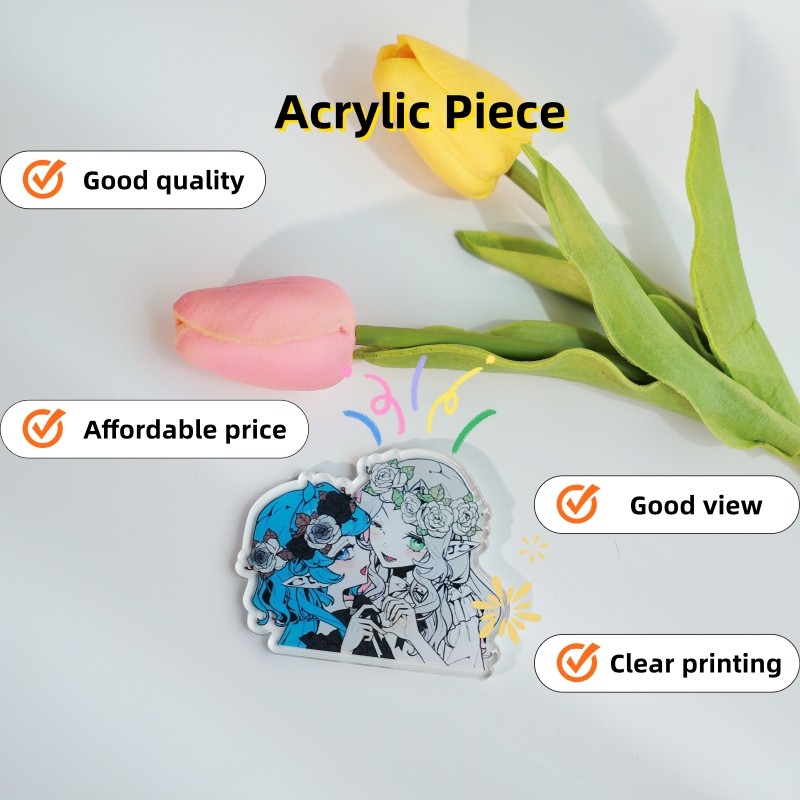Photo Acrylic Block - 1pc Custom Double-Layer Acrylic Block -