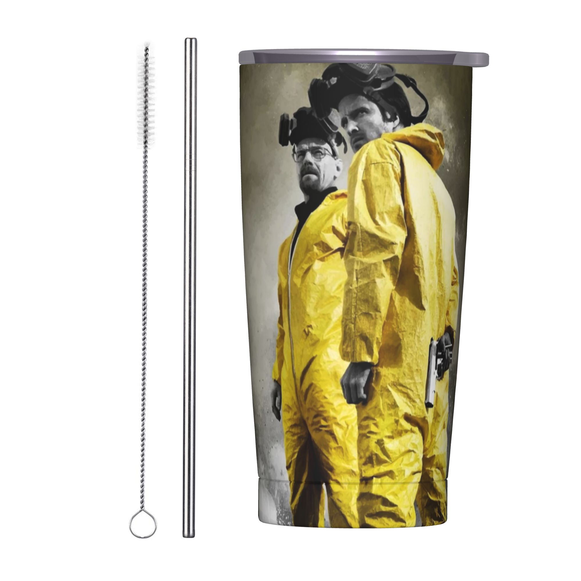 Tumbler 20Oz White - Breaking Bad Tumbler Vacuum Insulated Walter