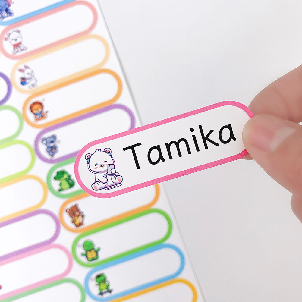 Water Bottle Blank - 10 Sheets Writable Name Tag Stickers