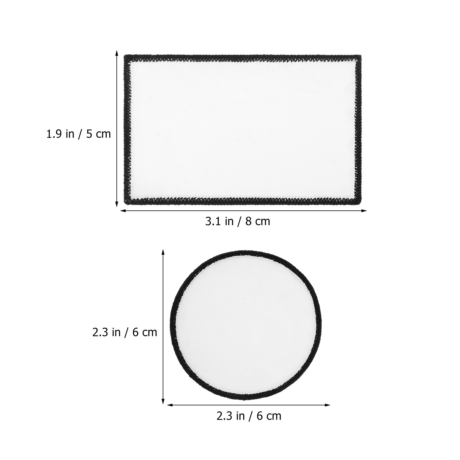 30Pcs Blank Patches for Hats C - огляд і ціна Hat Sublimation Blank