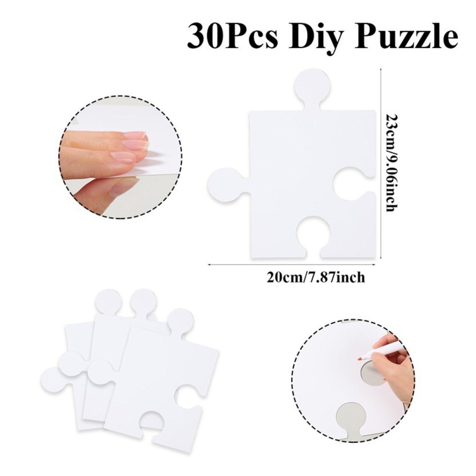 White Blank Drawing Puzzles Ca - огляд і ціна Puzzle Blank White