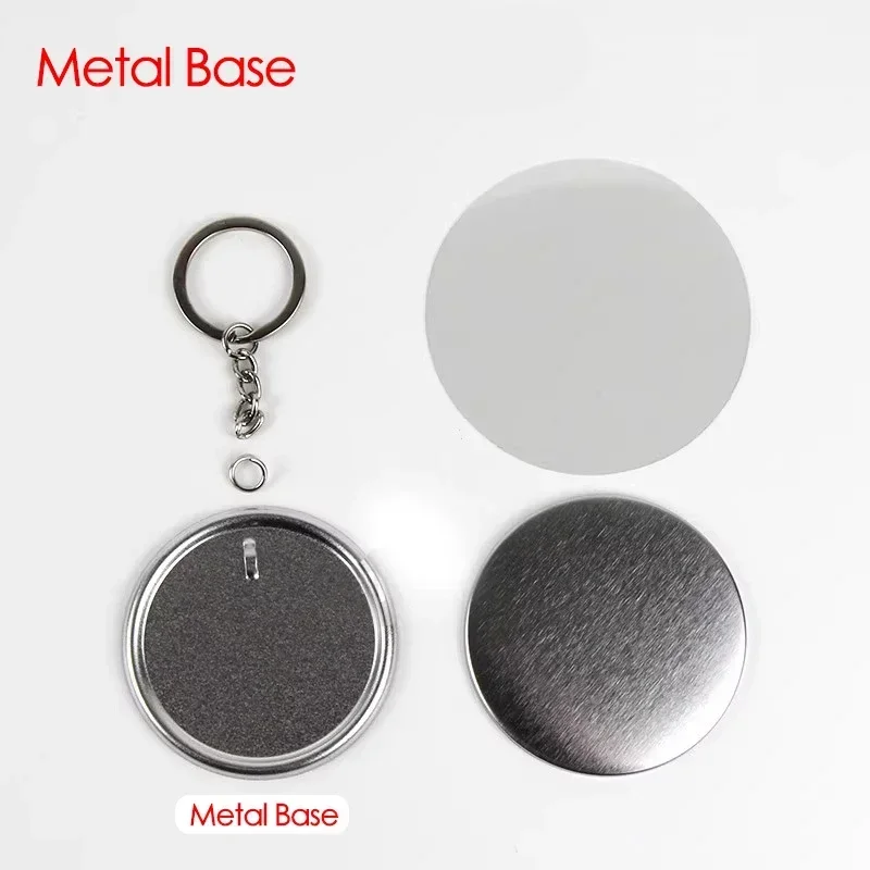 100PCS 44mm 58mm Keychains Bad - огляд і ціна Button Badge Blank