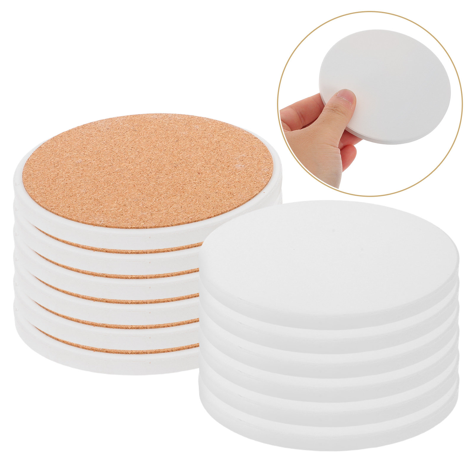 12pcs Sublimation Coasters Bla - огляд і ціна Coaster Sublimation Blank