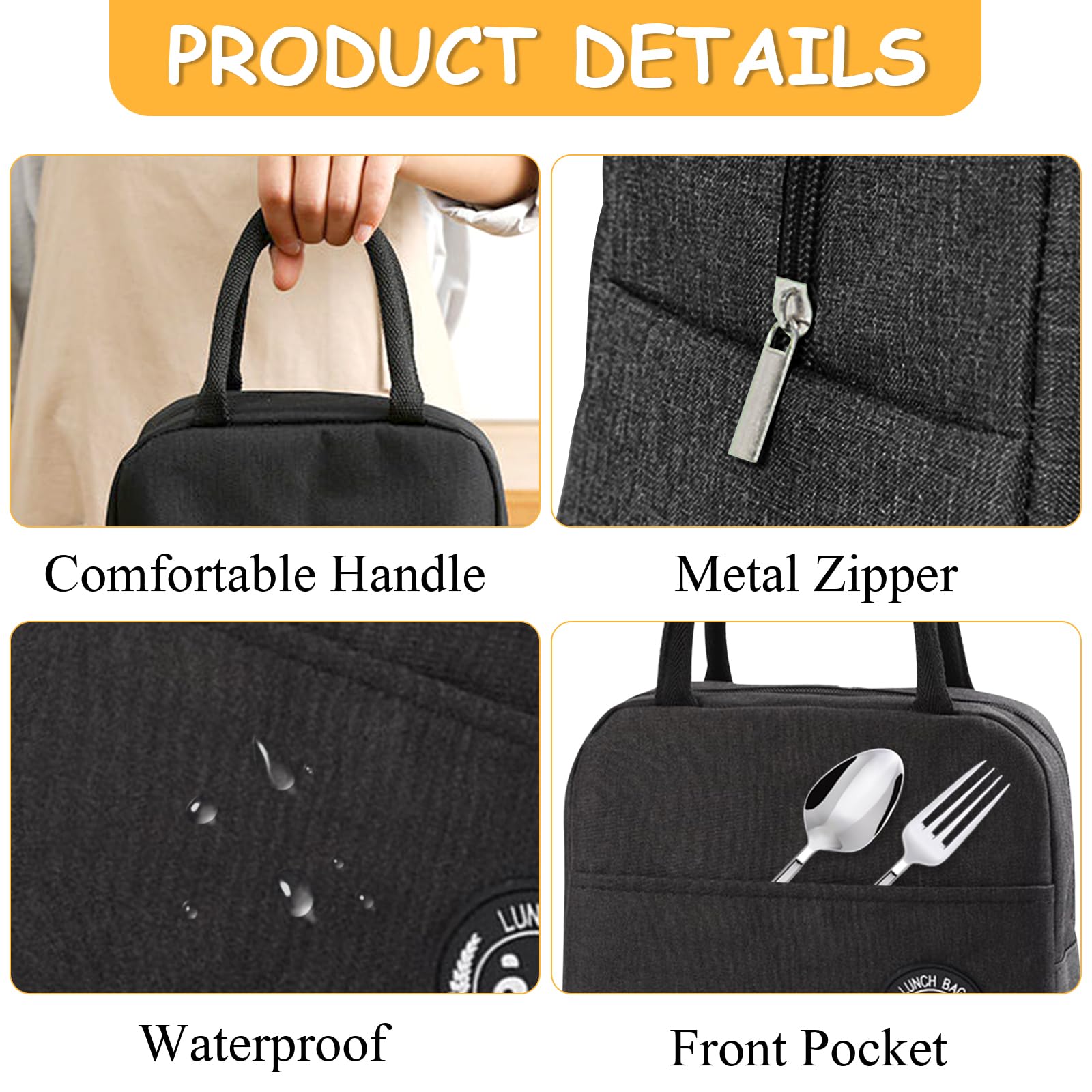 Lunch Bag Insulated Cooler Bag - огляд і ціна Tote Bag Sublimation