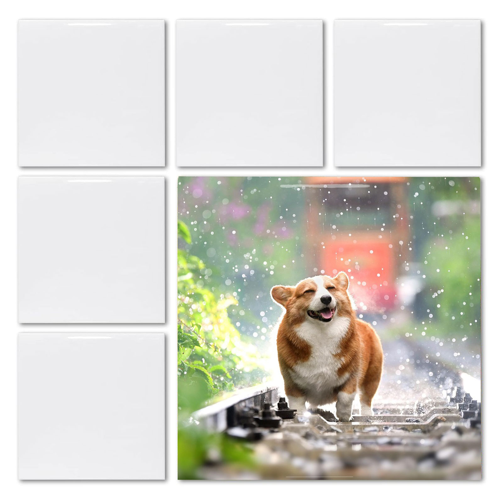 20pcs 4' X 4' Sublimation Blan - огляд і ціна Ceramic Tile Blank