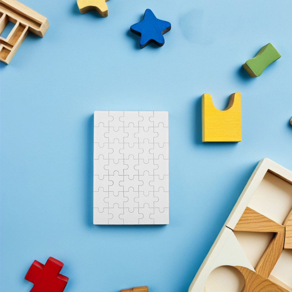 12Pcs Blank Sublimation Puzzle - огляд і ціна Puzzle Blank White