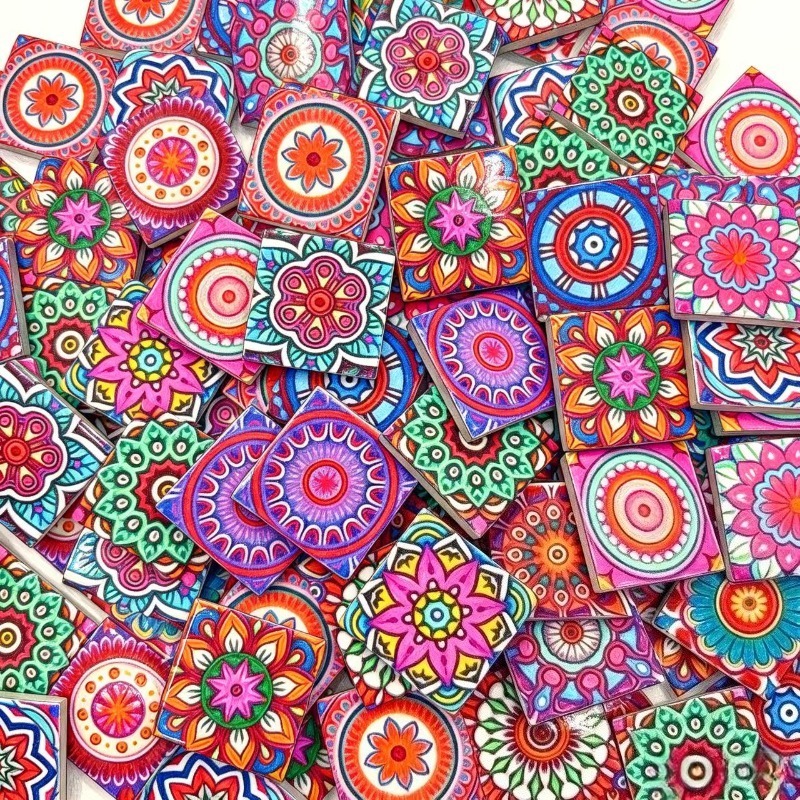Mandala Print Ceramic Mosaic 1 - огляд і ціна Ceramic Tile Blank