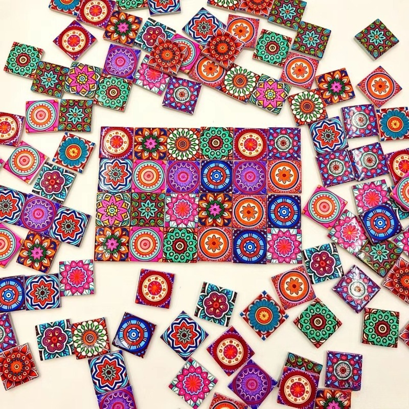 Mandala Print Ceramic Mosaic 1 - огляд і ціна Ceramic Tile Blank