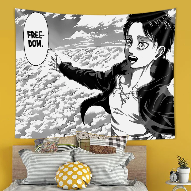 Eren Yeager Freedom Manga Post - огляд і ціна Canvas Wrap Ready