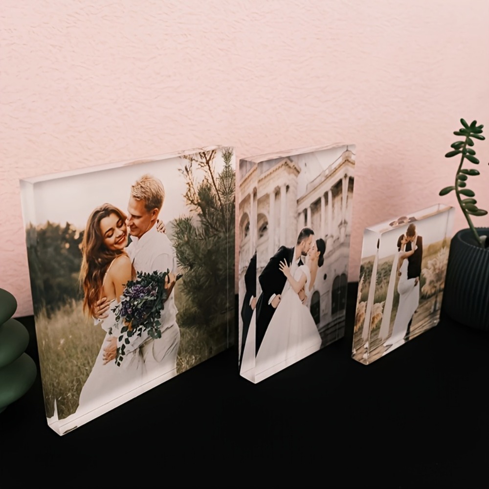 Custom Acrylic Anniversary Pho - огляд і ціна Photo Acrylic Block