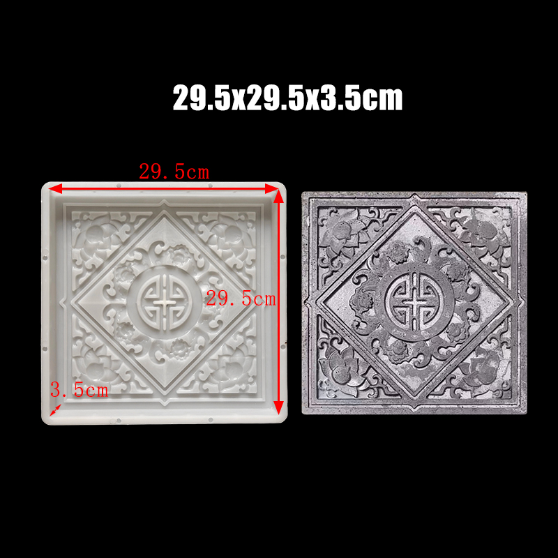 Step Stone Cement Mold Square  - огляд і ціна Ceramic Tile Blank