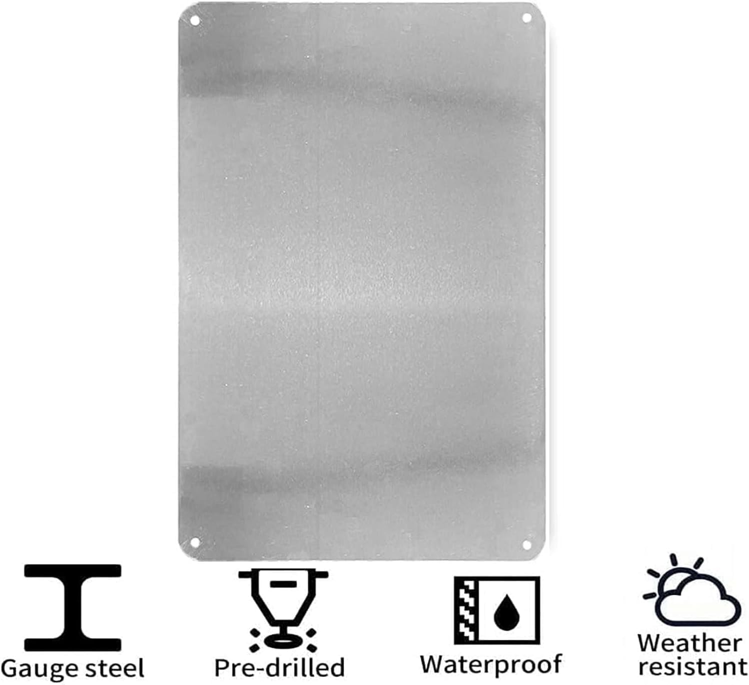 Metal Signs My Tool Rules Funn - огляд і ціна Yard Sign Blank