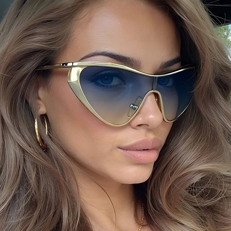 Rimless Y2K Style Sunglasses R - огляд і ціна Metal Photo Panel