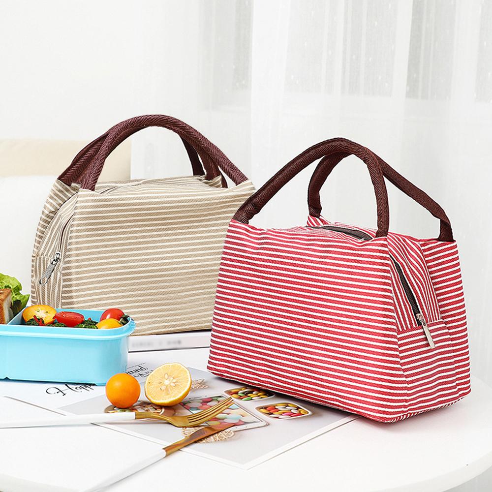 Striped Insulated Lunch Bag Po - огляд і ціна Tote Bag Sublimation
