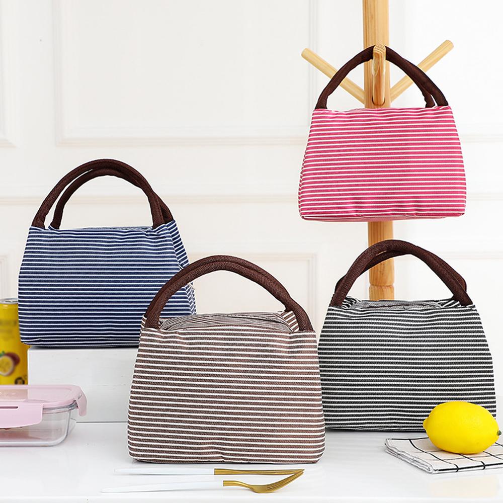 Striped Insulated Lunch Bag Po - огляд і ціна Tote Bag Sublimation