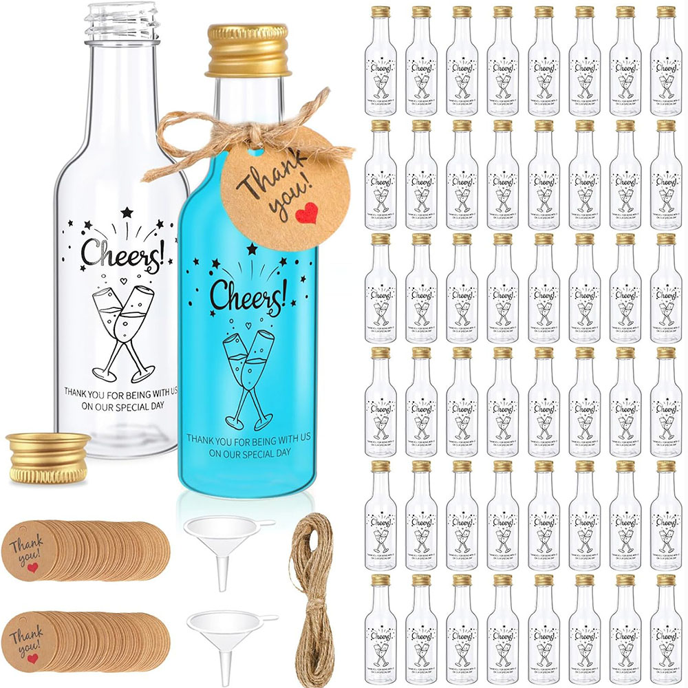 50Pack Mini Liquor Bottles,1.7 - огляд і ціна Water Bottle Blank