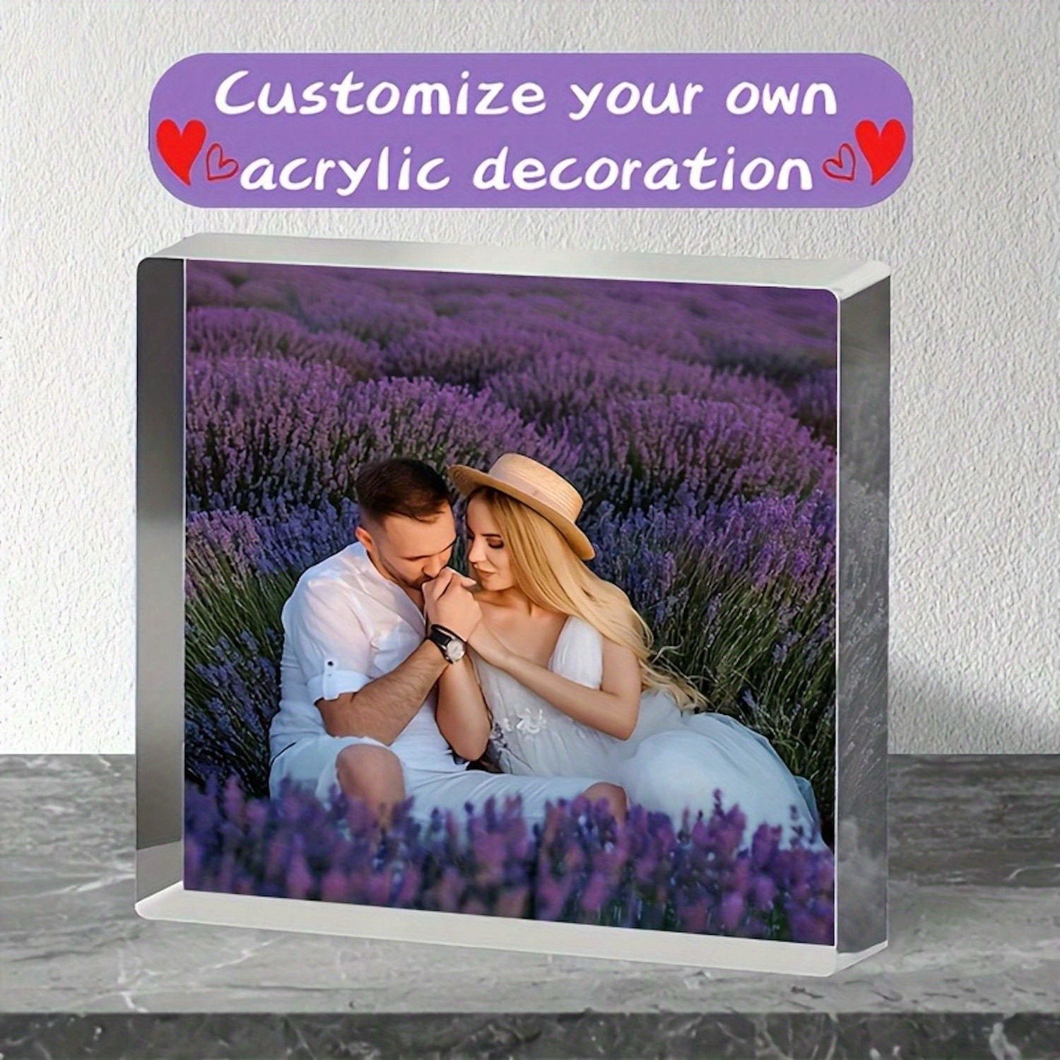 2D Flat Acrylic Photo Block -  - огляд і ціна Photo Acrylic Block