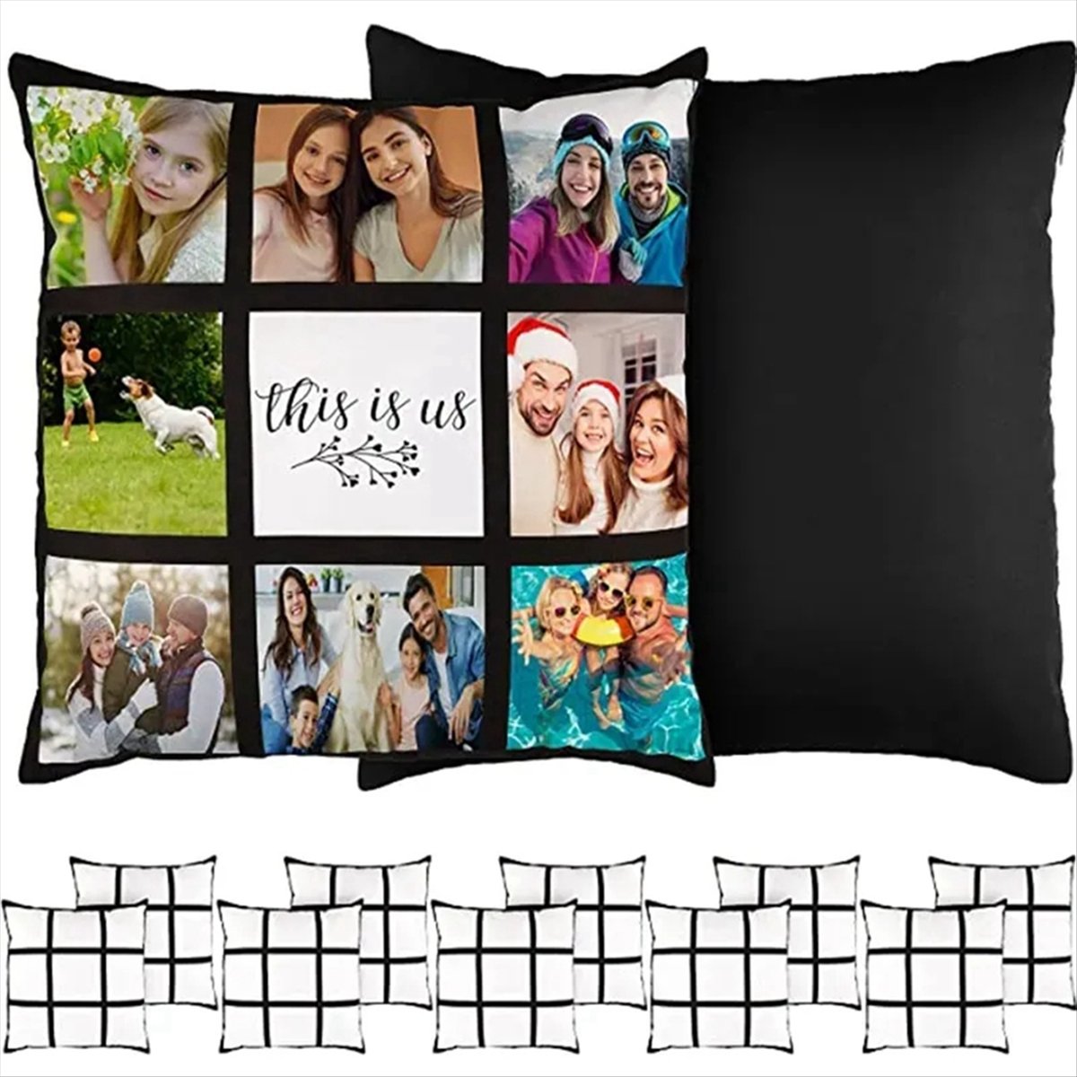 ABNH 6Pcs Sublimation Blank Pa - огляд і ціна Pillow Cover Sublimation