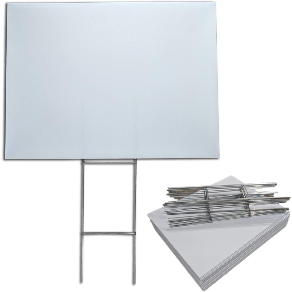 US Shipped  50 Pack 18x24 Blan - огляд і ціна Yard Sign Blank