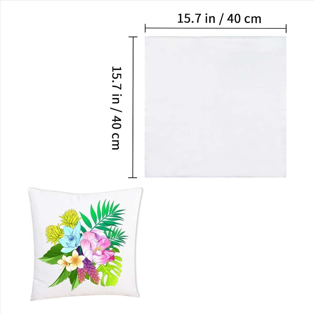 15 Pcs Sublimation Blanks Pill - огляд і ціна Pillow Cover Sublimation
