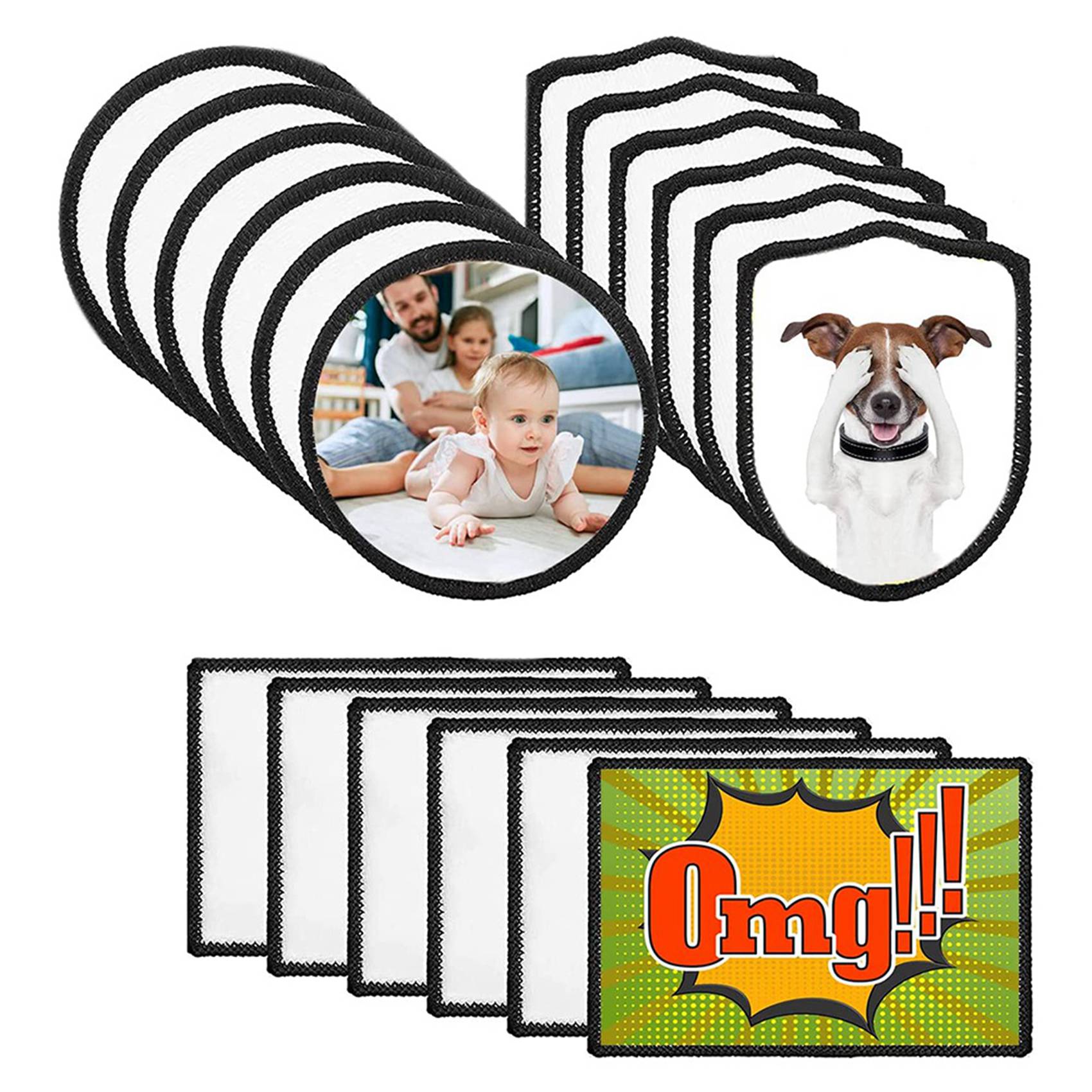 48Pcs Sublimation Patch Blanks - огляд і ціна Hat Sublimation Blank