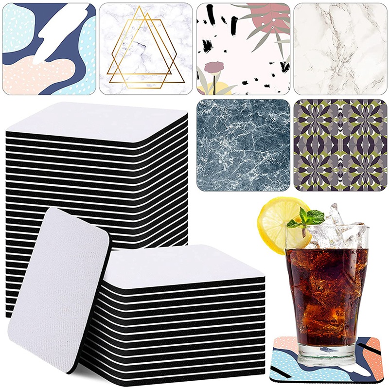 35 Pieces Square Sublimation C - огляд і ціна Coaster Sublimation Blank
