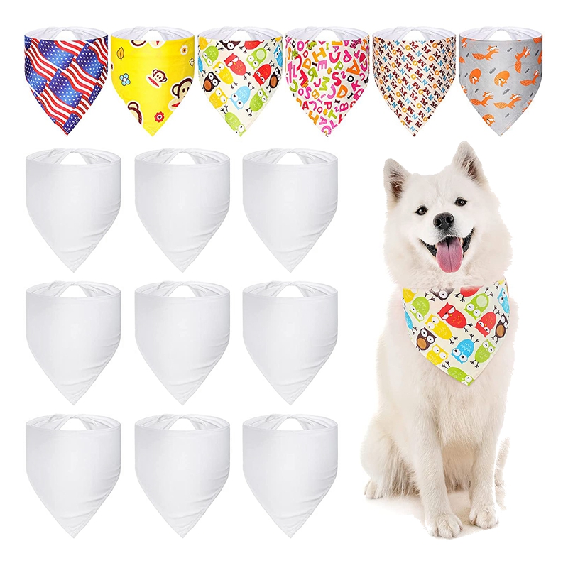 100 Pieces Sublimation Blank D - огляд і ціна Bandana Blank White
