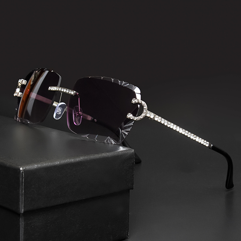 Fashion Rimless Square Sunglas - огляд і ціна Metal Photo Panel