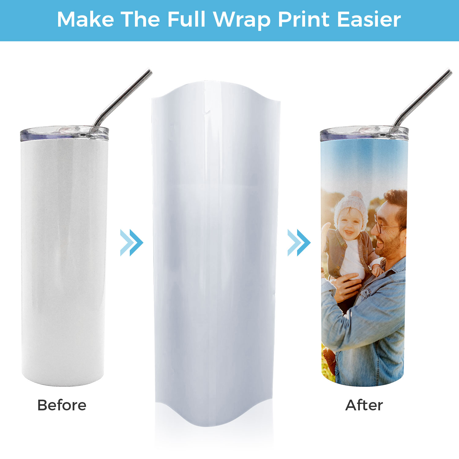 Sublimation Shrink Wrap Film,  - огляд і ціна Sublimation Mug White