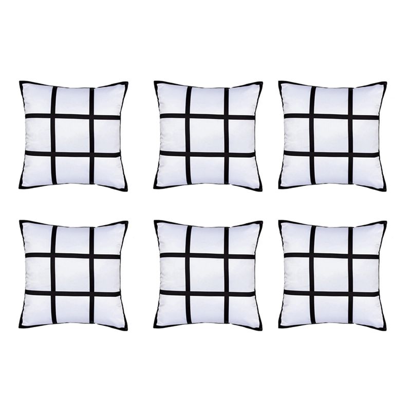 ABKJ-6Pcs Sublimation Blank Pa - огляд і ціна Pillow Cover Sublimation