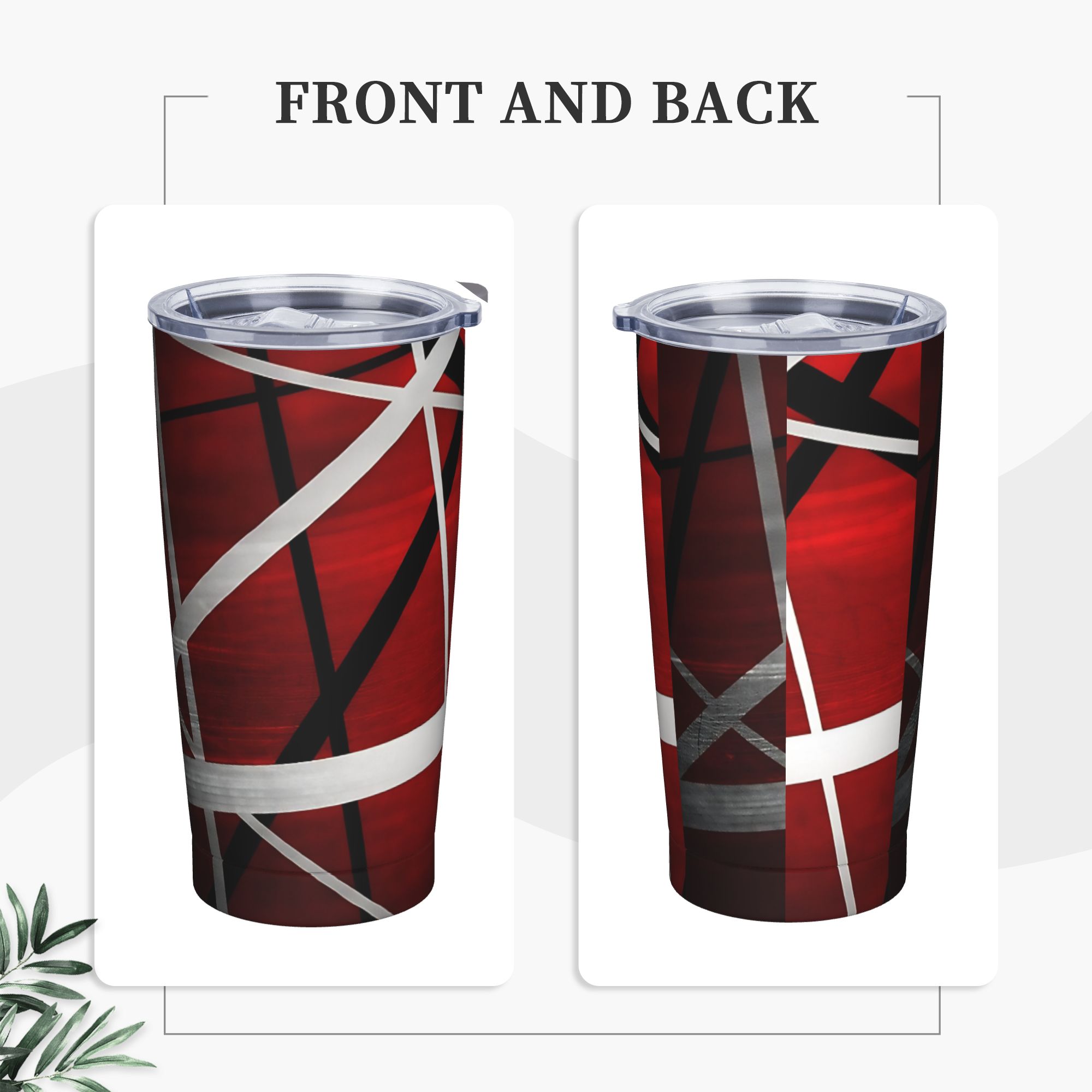 V-Van Halens Red Black White T - огляд і ціна Tumbler 20Oz White
