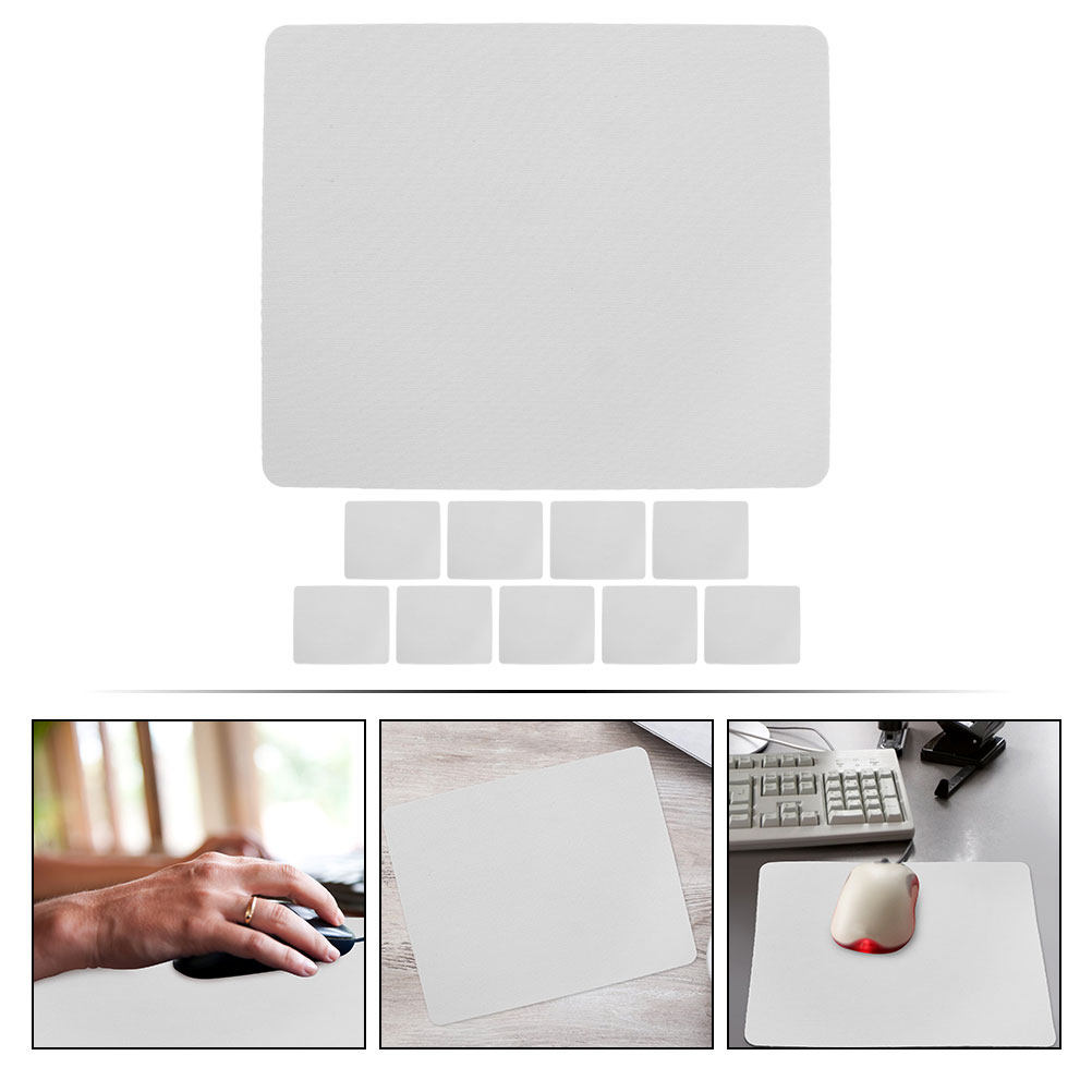 10Pcs Large Rubber Bottom Clot - огляд і ціна Mouse Pad Blank Sublimation