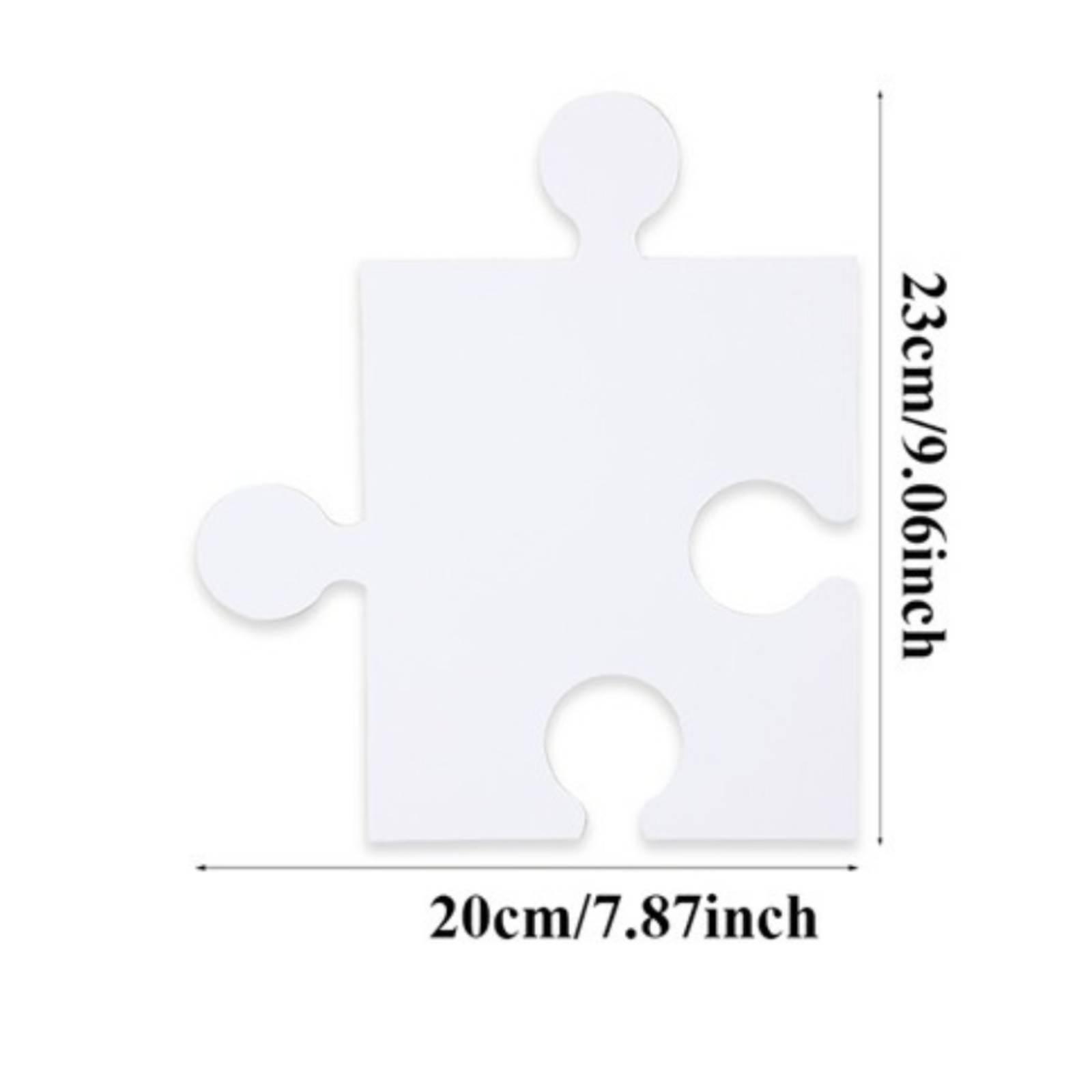 White Cardboard Puzzle Set Bla - огляд і ціна Puzzle Blank White