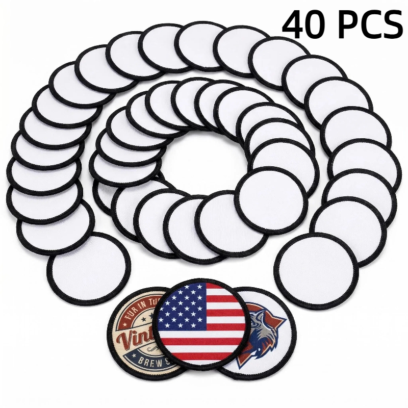 40 PCs Sublimation Patches Clo - огляд і ціна Hat Sublimation Blank