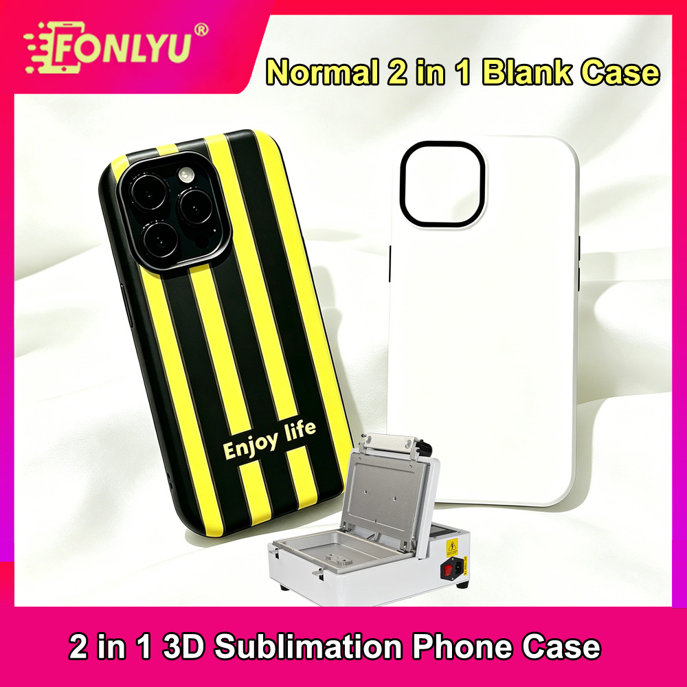 FONLYU 10pc 2 in 1 Blank Phone - огляд і ціна Phone Case Blank Print
