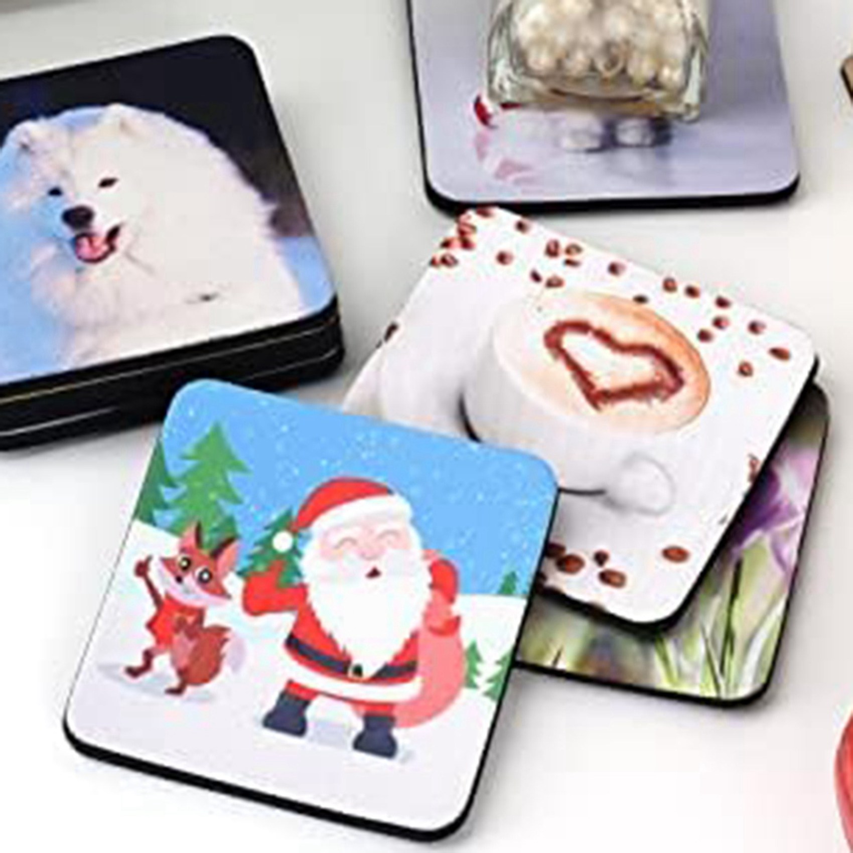 F-F 40PCS Square Sublimation B - огляд і ціна Coaster Sublimation Blank