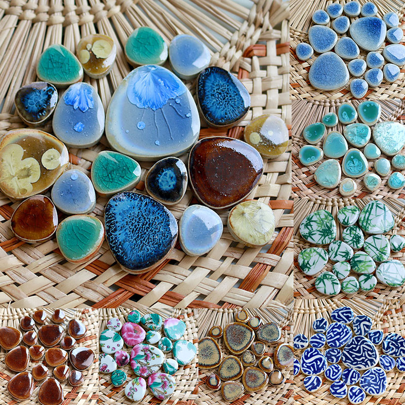 100g DIY Ceramic Mosaic Tiles  - огляд і ціна Ceramic Tile Blank