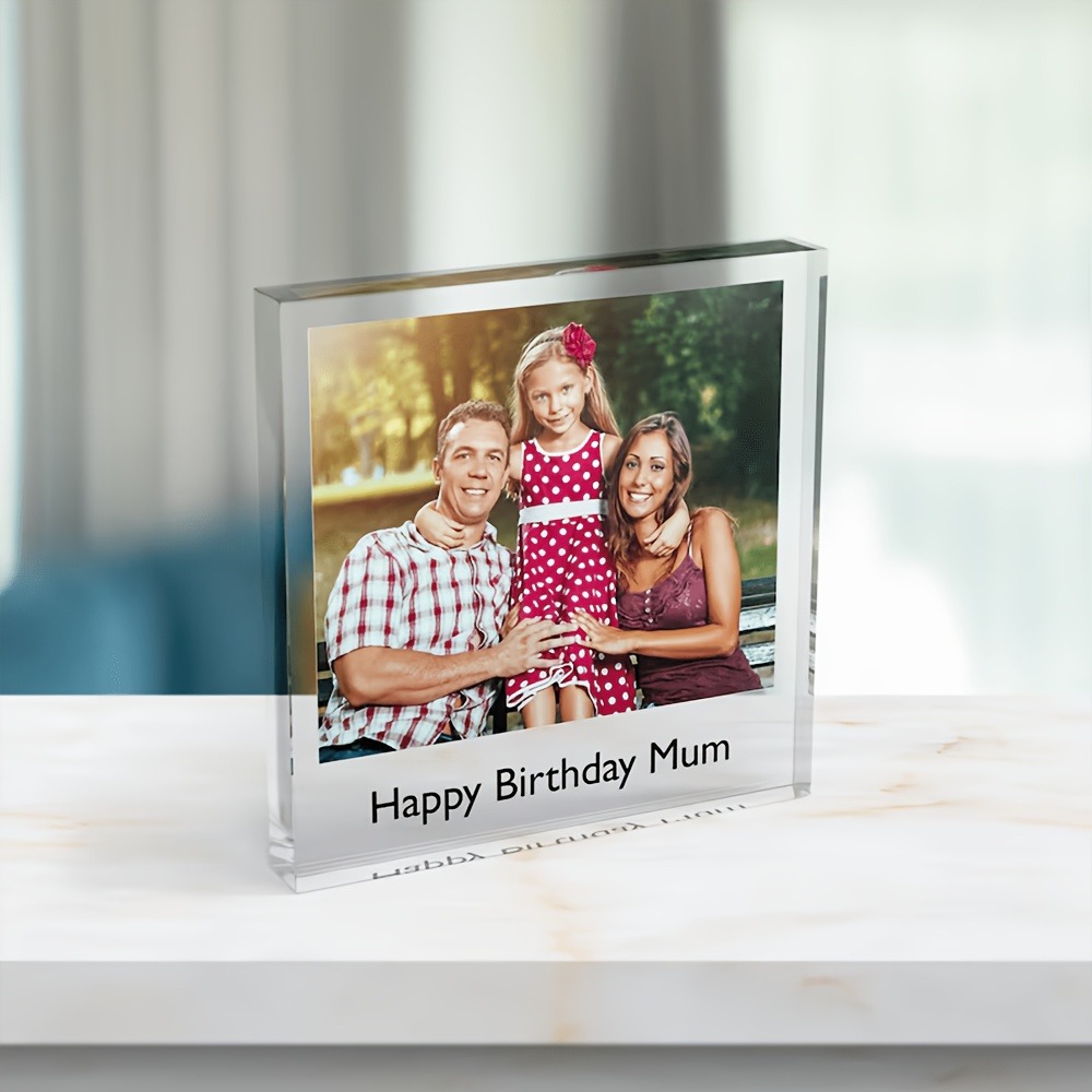 Personalized Family Acrylic Ph - огляд і ціна Photo Acrylic Block